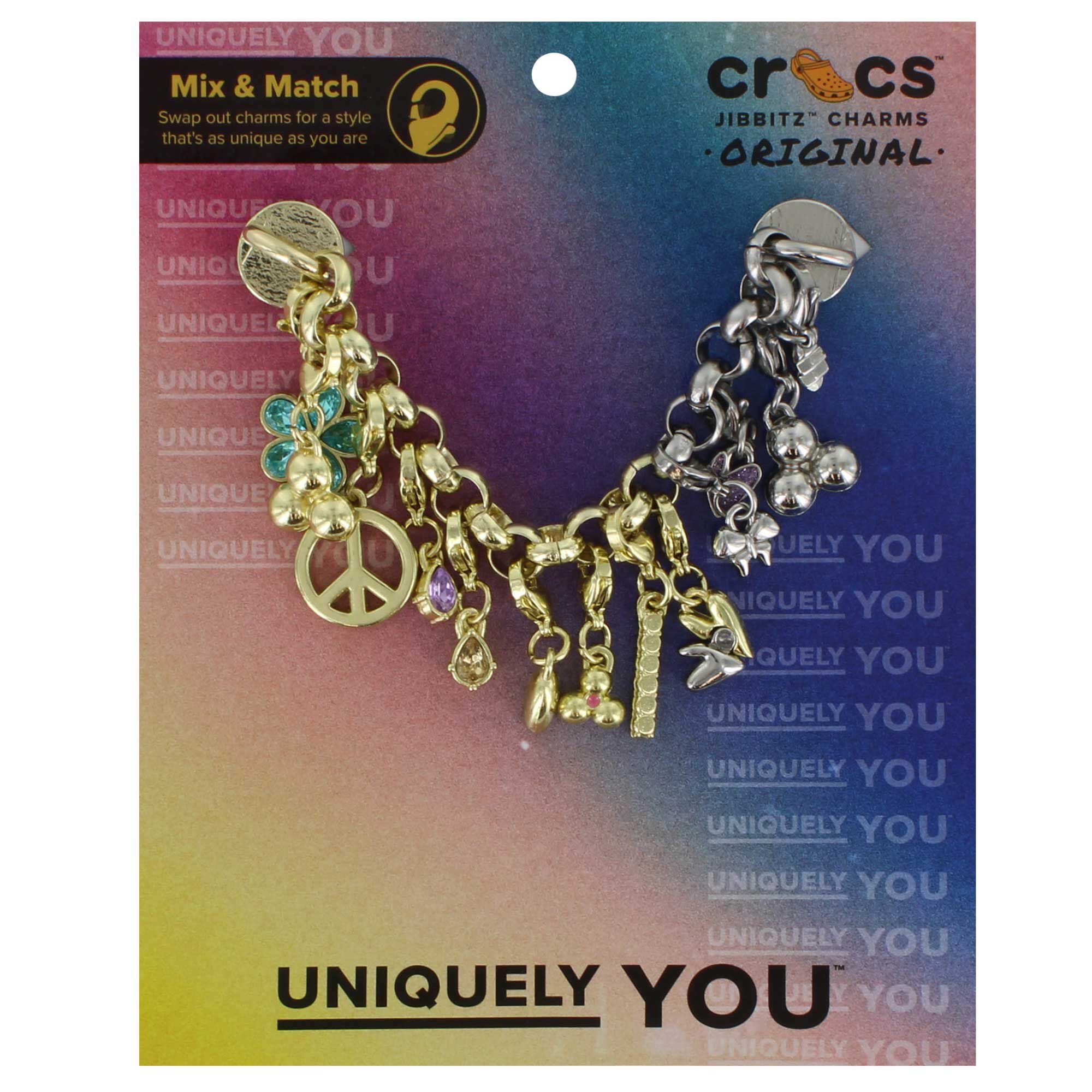 Crocs Jibbitz Duo-Toned Adjustable Charm Chain Front Package View