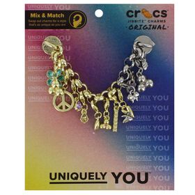 Crocs Jibbitz Crocs Jibbitz Duo-Toned Adjustable Charm Chain Front Package View
