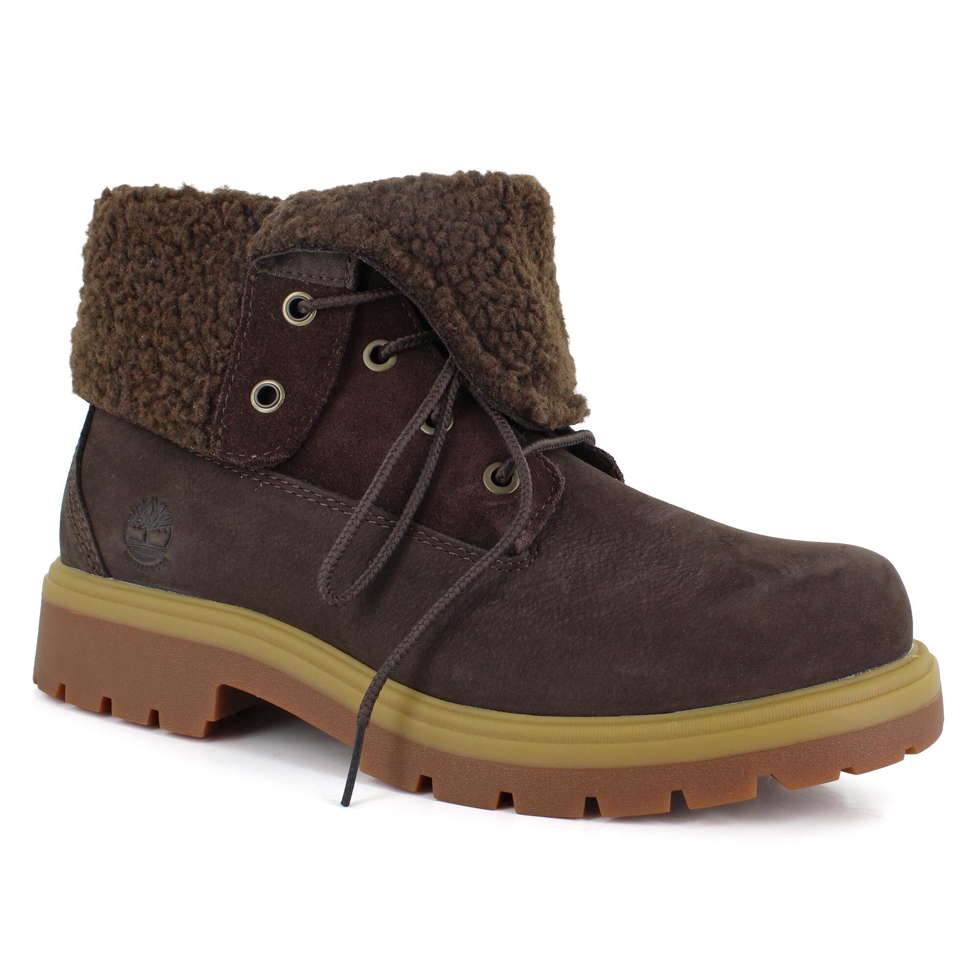 Timberland Warm-Lined Waterproof Roll-Top Boot Right Side View