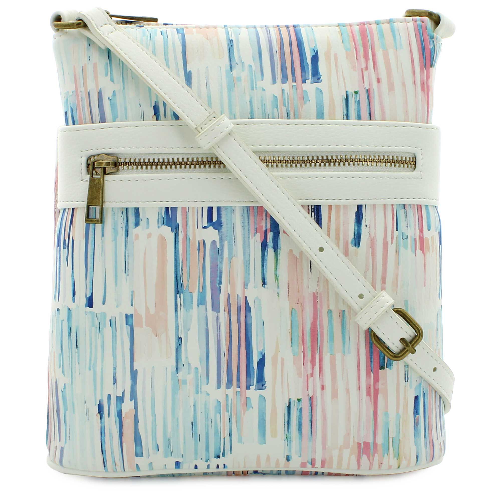 Marbella Carina North/South Color StreakCrossbody Front View