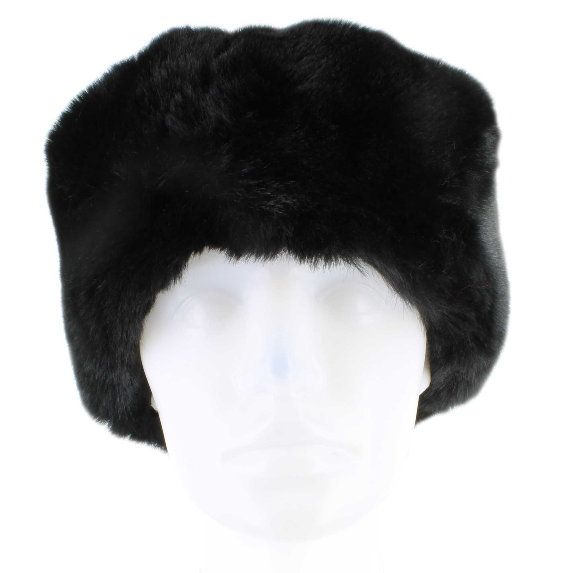 Couture Gems Fluffy Cossack Hat Front View