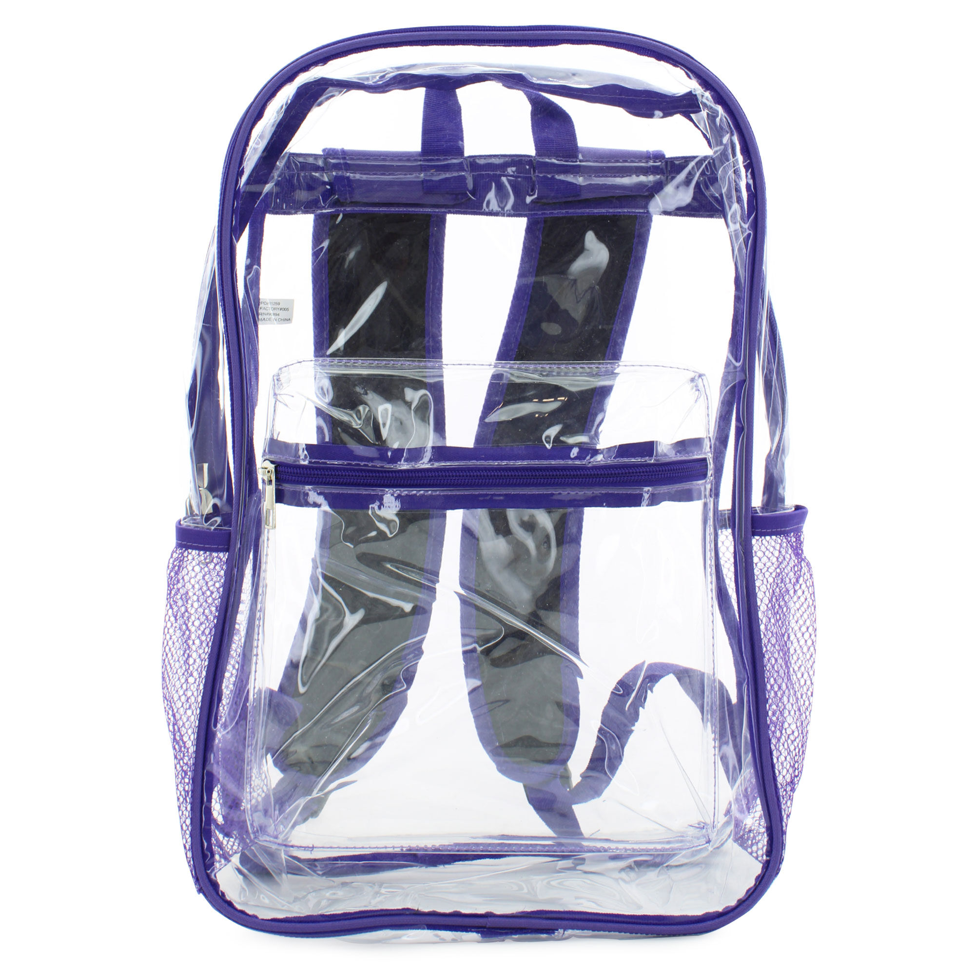 Magid Clear Backpack Front View