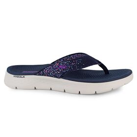 Footbed Skechers GO WALK Flex Sandal - Sprinkles Right Side View