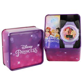 Characters & Collaborations: Shoes & Accessories Disney Princess Digital Watch With Flashing Lights Front Product View