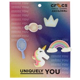  Crocs Jibbitz Pretty Princess 5-Pack Front Package View