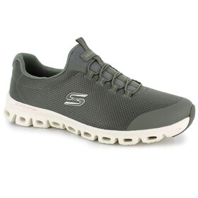 Red, White, and Blue Shoes and Accessories Skechers Glide-Step - Glistened Right Side View