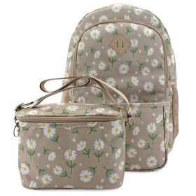  Madden Girl Daisy Backpack With Lunch Tote Front View With Lunch Tote
