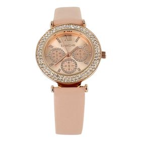 Watches bebe Faux-Diamond Chronograph Watch Front View