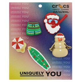 Crocs Jibbitz Crocs Jibbitz Holiday At The Beach 5-Pack Front Package View
