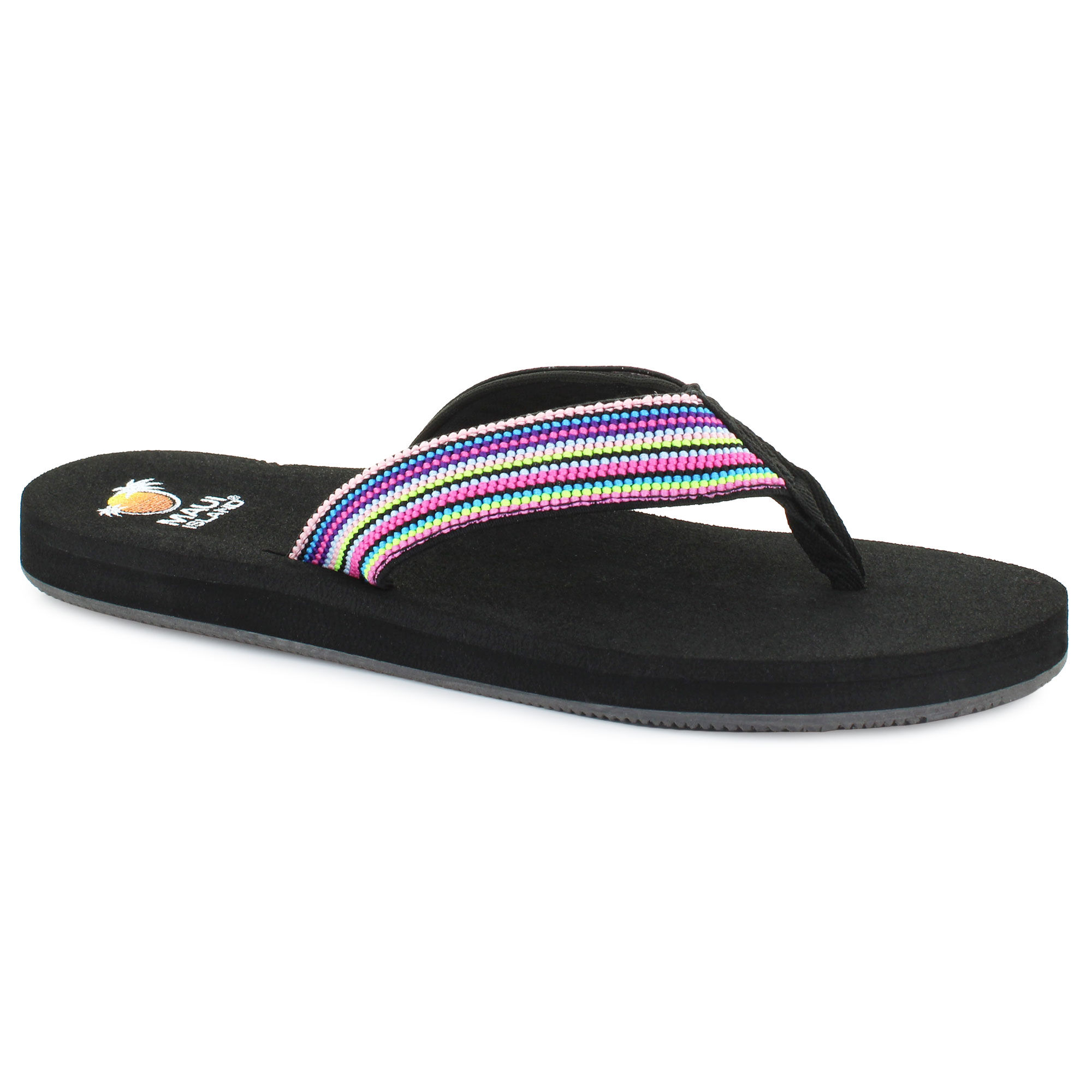 Maui Island Venice Multi-Colored Thong Sandal Right Side View