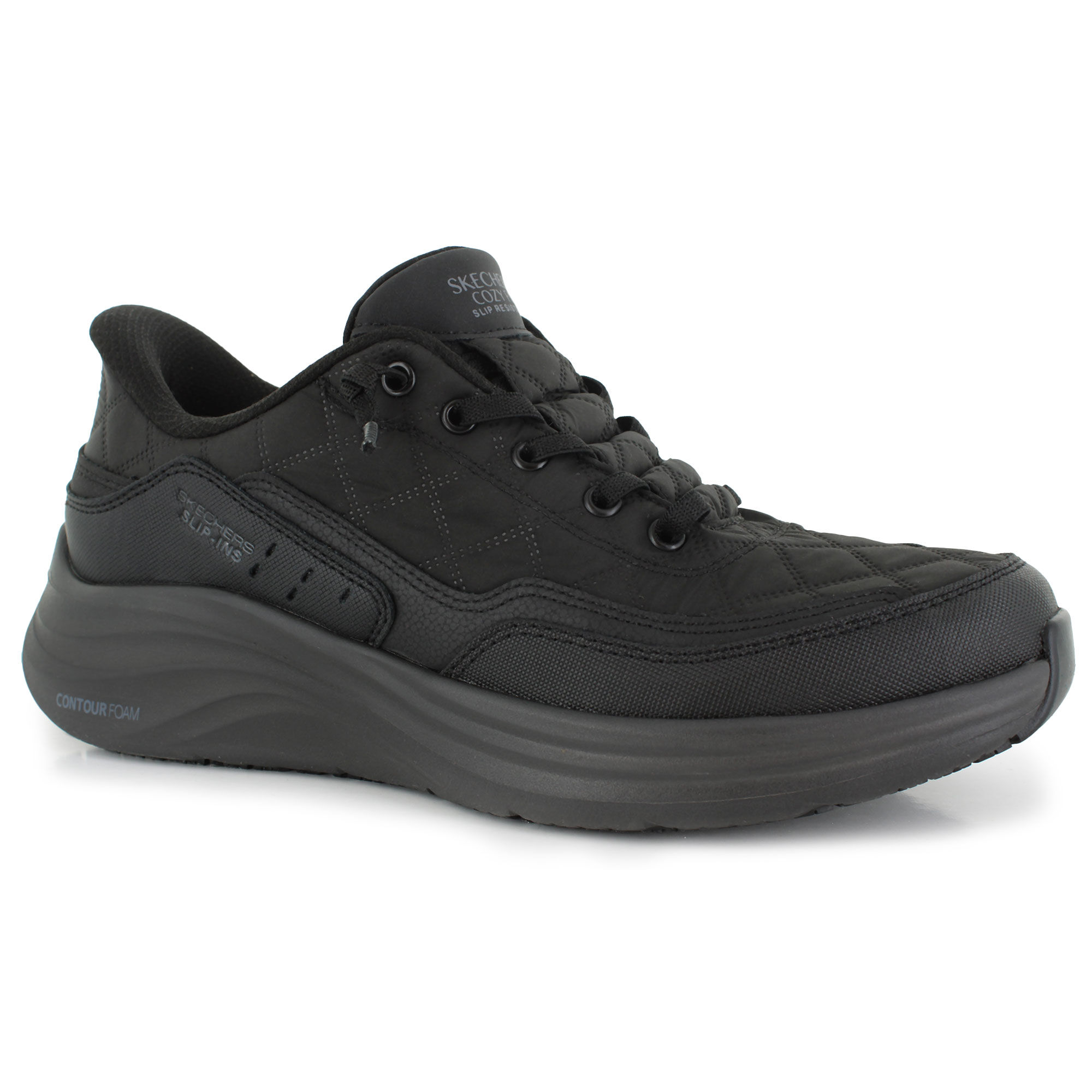 Skechers Slip-ins Work Slip-Resistant: Cozy Fit Right Side View
