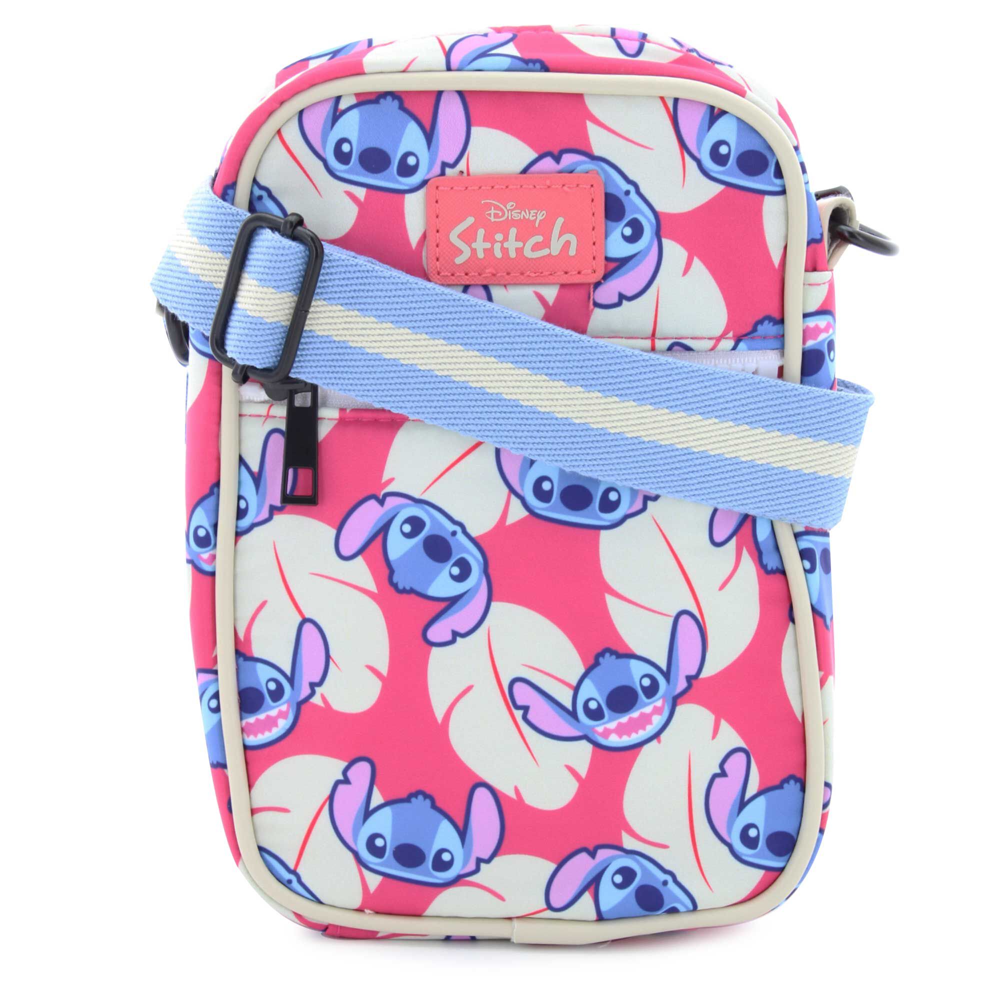 Disney Stitch Nylon Crossbody Front View