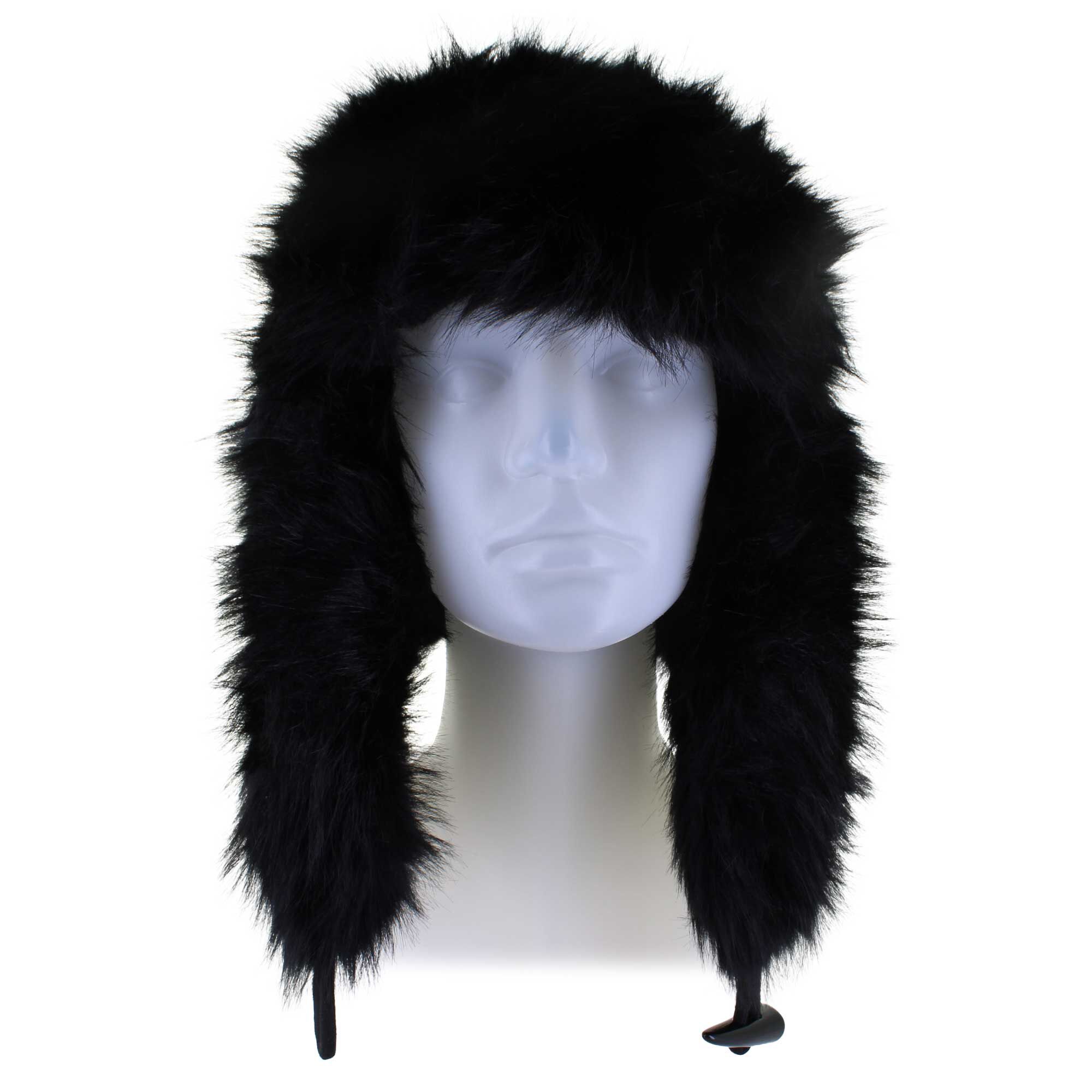 Women's Couture Gems Faux-Fur Trapper Hat Front View