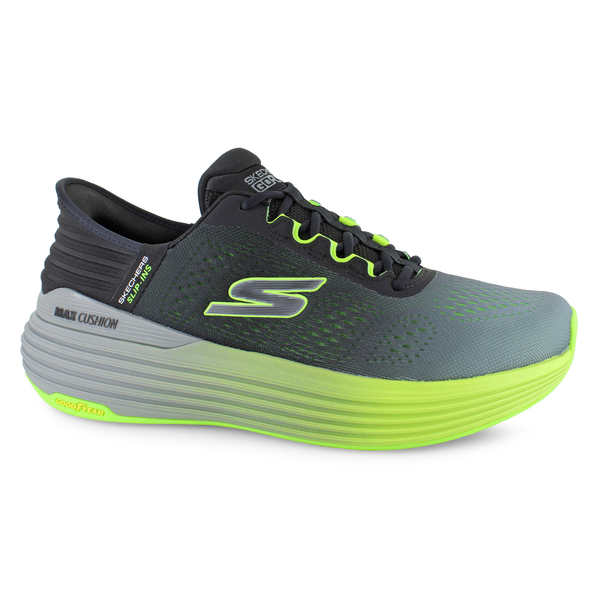 Skechers Max Cushioning Suspension - Linear Focus Right Side View