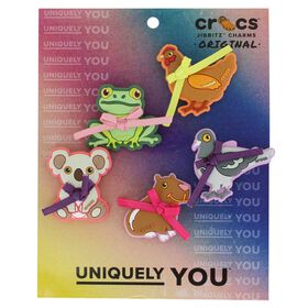  Crocs Jibbitz Coquette Animal Friends 5-Pack Front Package View