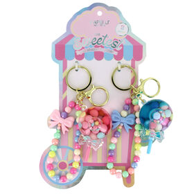 Pink Shoes & Accessories Lollipop Liquid Shaker Keychains 2-Pack Front Package View