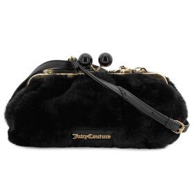  Juicy Couture Faux-Fur Keep It Classy Crossbody Front View