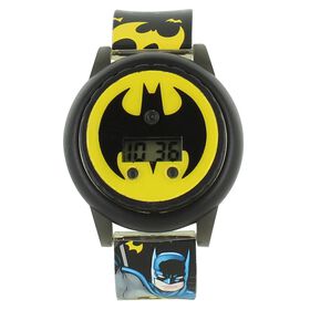 Watches & Jewelry Batman Light-Up Spinning Watch Front View