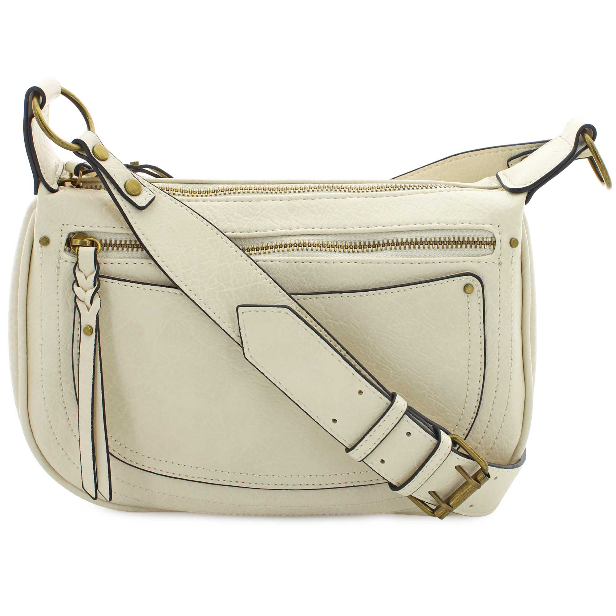 Marbella Giada Crescent Crossbody Front View