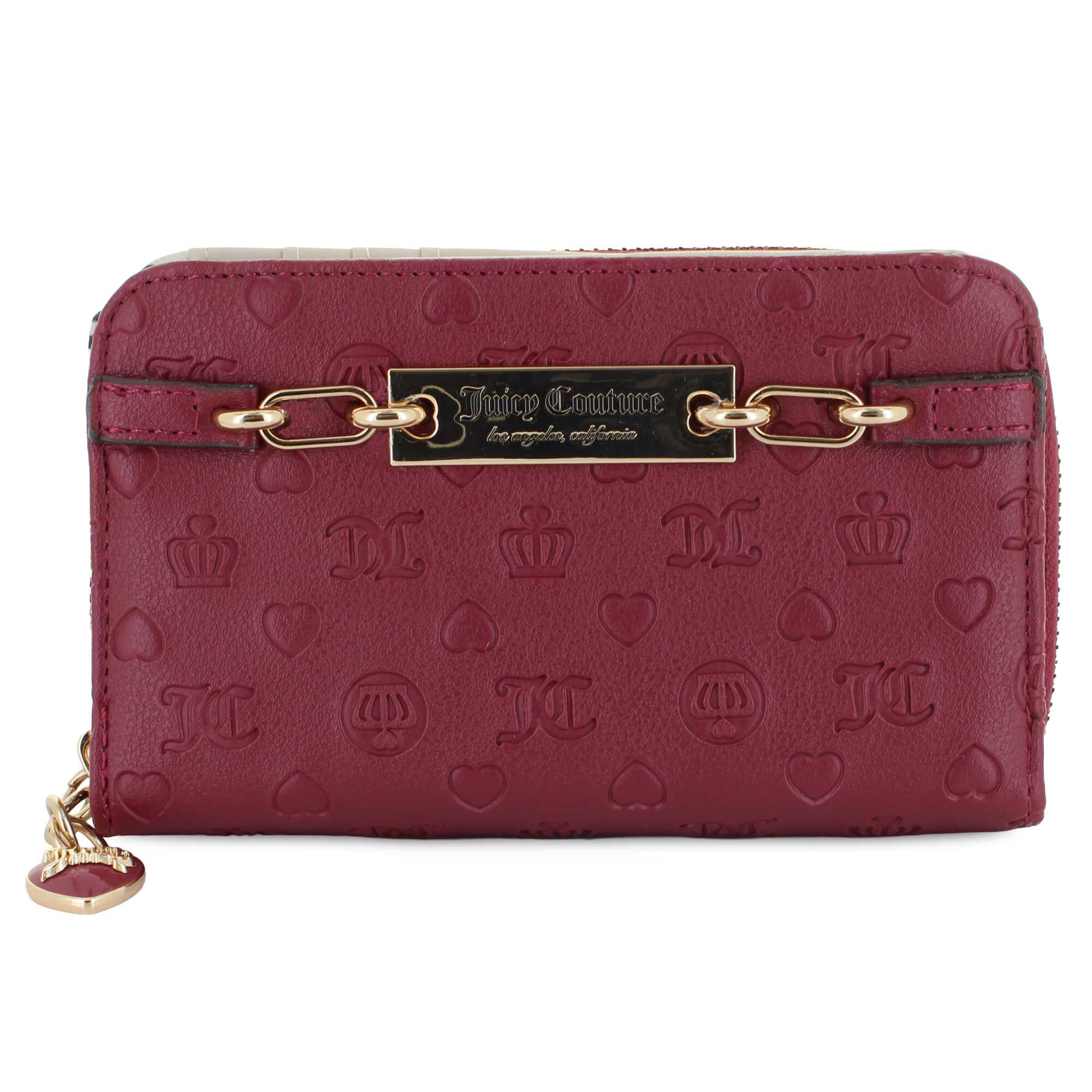 Juicy Couture Embossed Sweetie Pie Wallet Front View