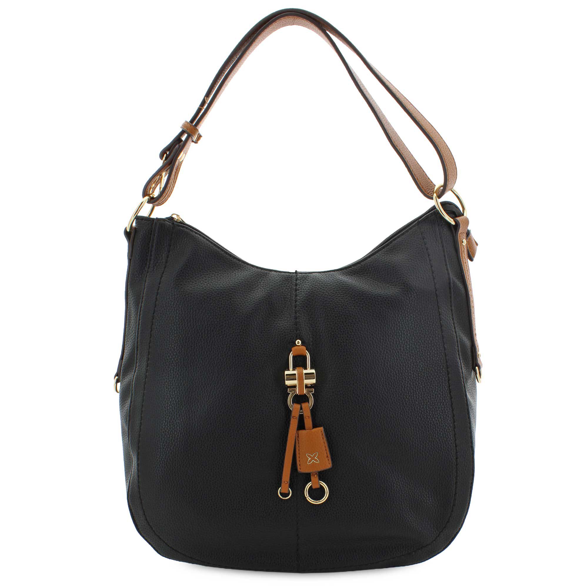 DS Bags Heather Hobo Front View