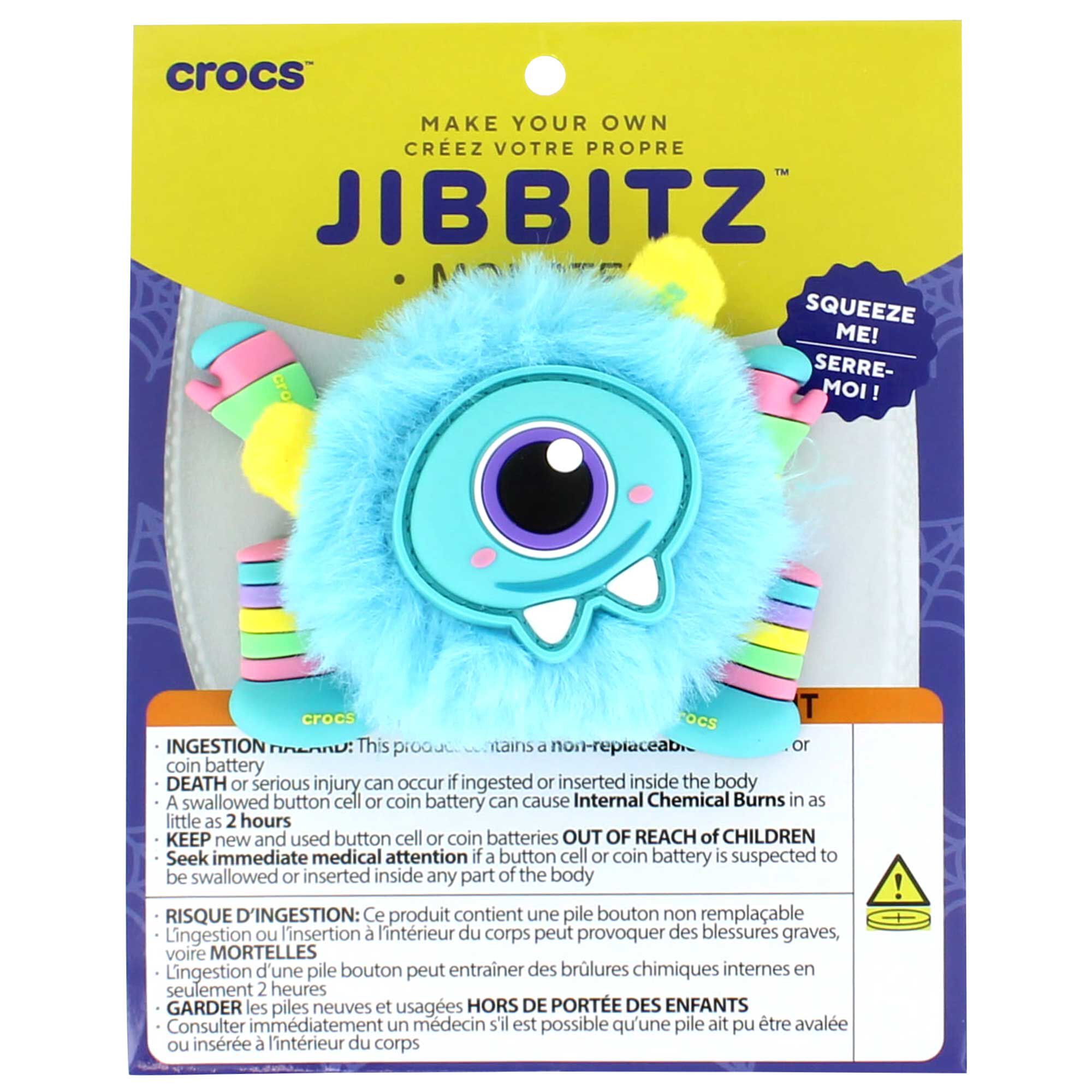 Crocs Jibbitz Make Your Own Monster 5-Pack Front Package View