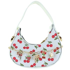 a little obsessed Cherry Mini Bag & Bag Charm Front View