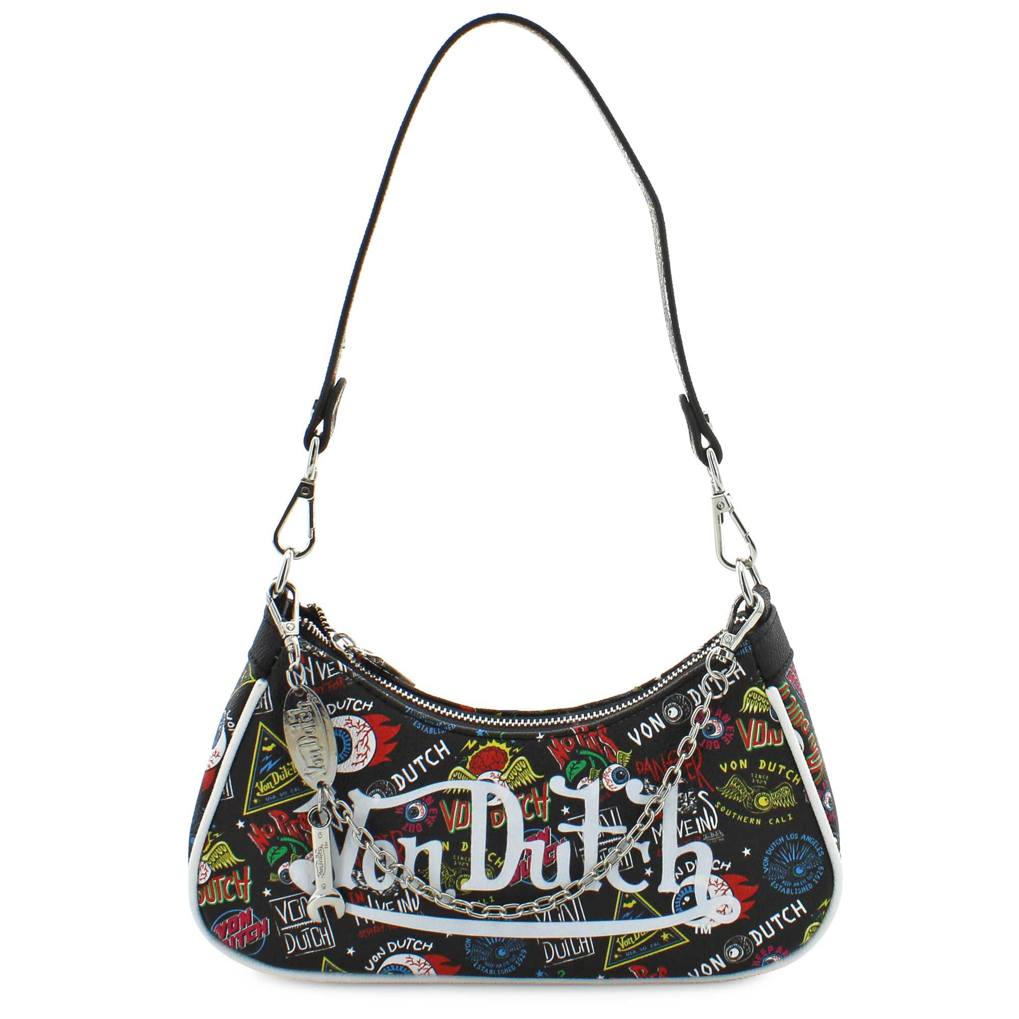 Von Dutch Jax Shoulder Bag Front View