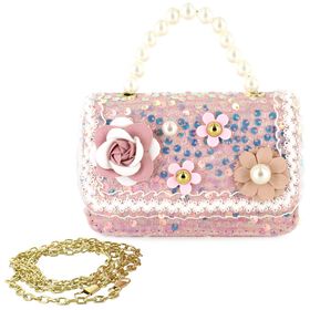 Handbags Willow & Ruby Sequin Floral Mini Bag Front View