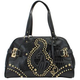  Baby Phat Faux-Crocodile Satchel Front View