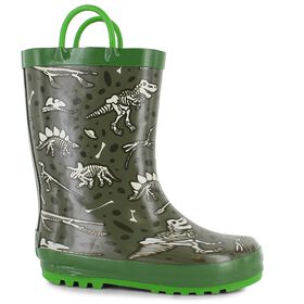 Rain and Weather Boots Northside Dino Fossil Right Side View