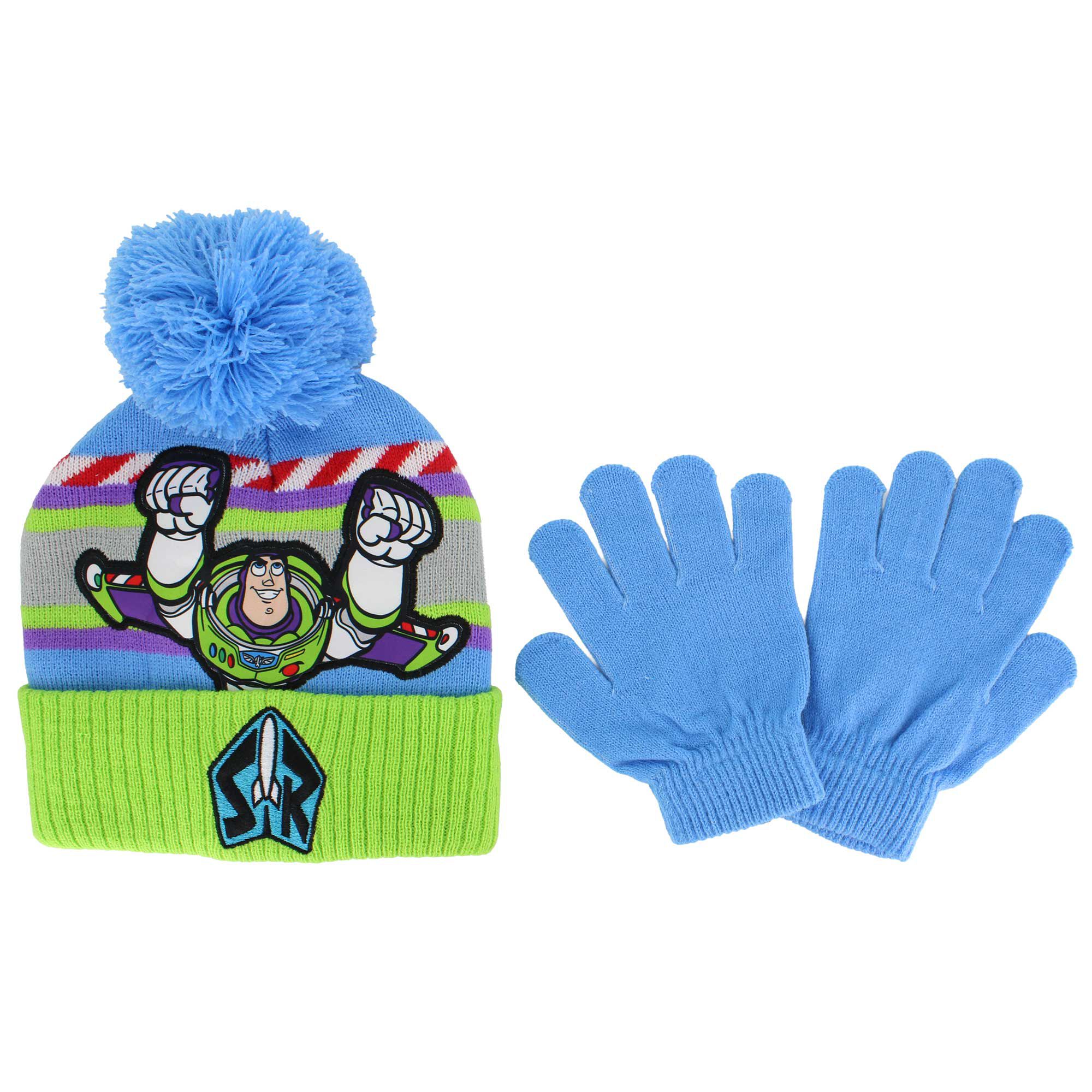 Disney Toy Story Buzz Lightyear Hat & Glove Set Front Set View