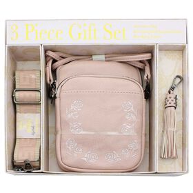  Sam & Hadley Floral Crossbody 3-Piece Gift Set Front Set View