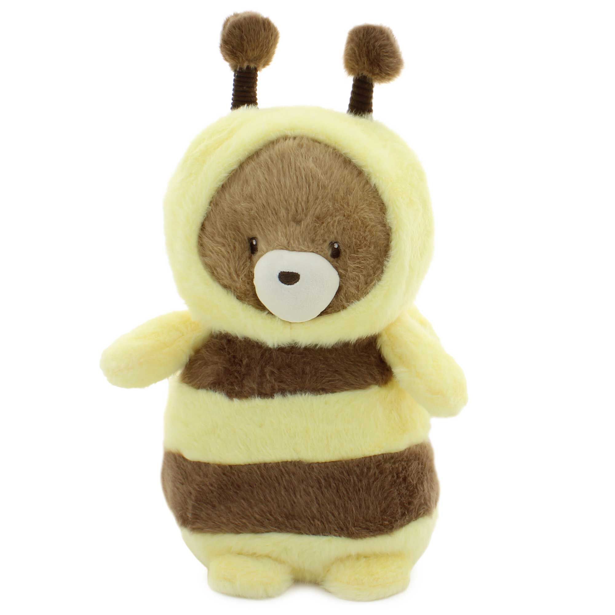 Carried Away Bee Bear Plush Backpack Front View