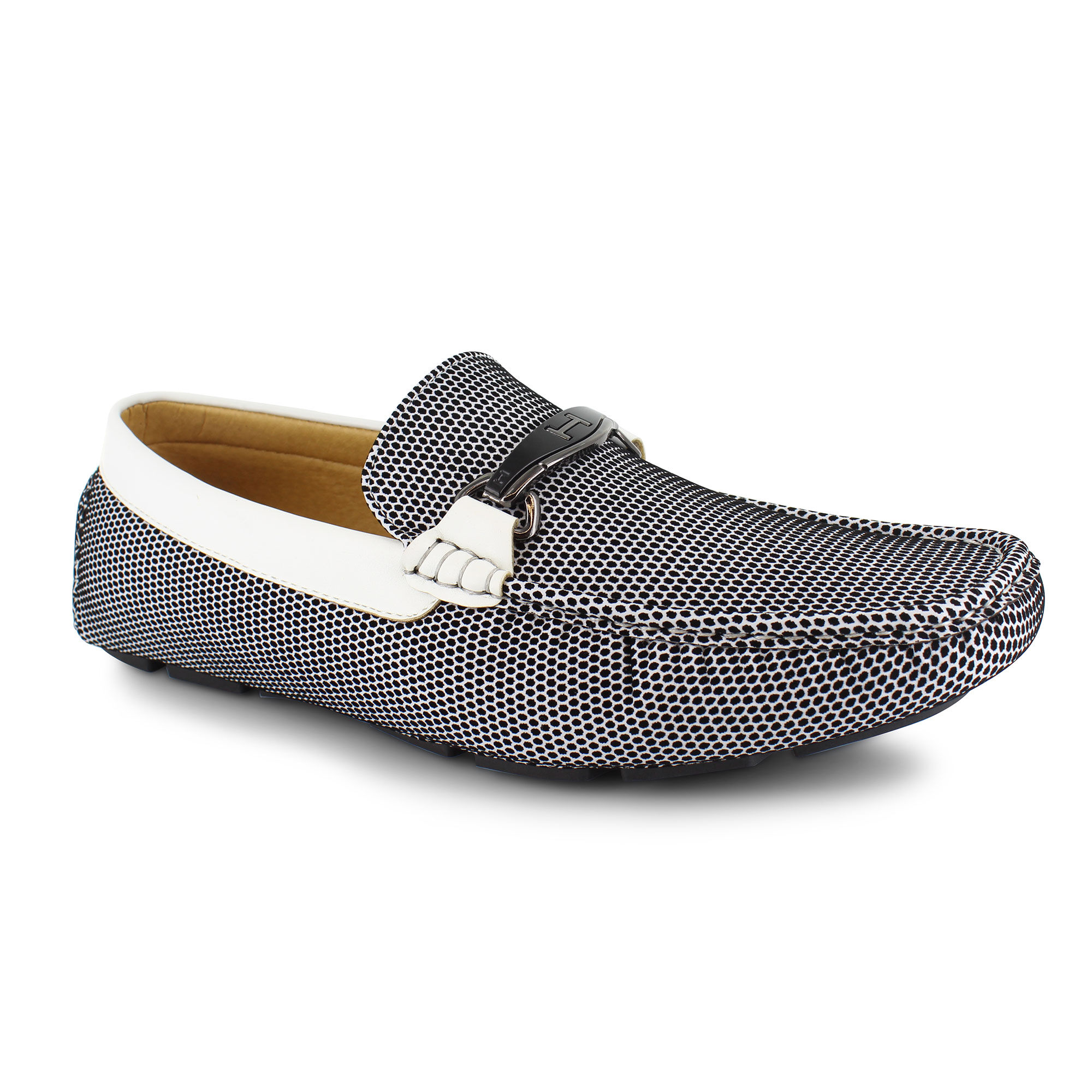 Faranzi Men's  Slip On Grey Velour Loafers Dress Shoes F41529 