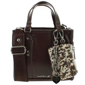  Madden Girl Tote With Small Pouch Clip-On Front View