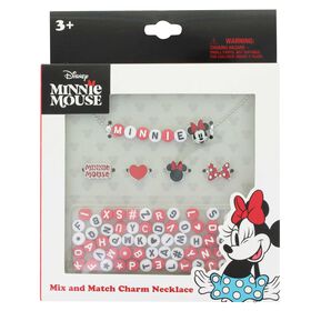  Disney Minnie Mouse Mix & Match Charm Necklace Front Package View