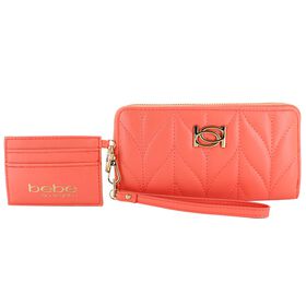  bebe Josia Wallet/Wristlet With Clip-On Organizer Front View
