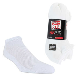 Socks Men's Air Sports World No-Show 10 For $10 Side View With Package