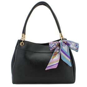  Carolyn Tucker Collection Magnolia Satchel Front View