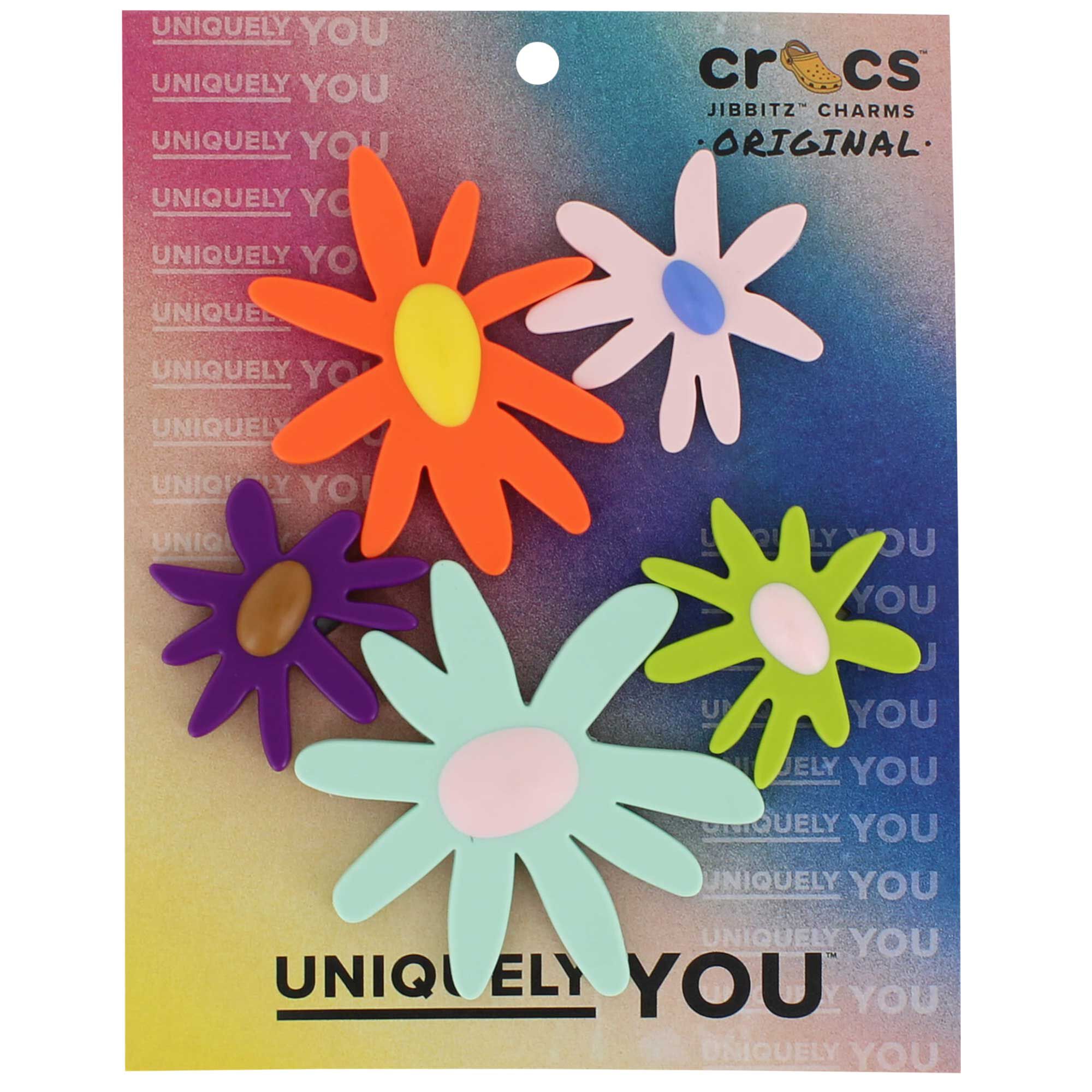 Crocs Jibbitz Crafted Daisy 5-Pack Front Package View