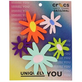 Crocs Jibbitz Crocs Jibbitz Crafted Daisy 5-Pack Front Package View