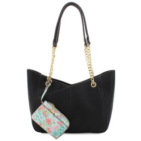  DS Bags Lizzie Bag With Floral Pouch Front View