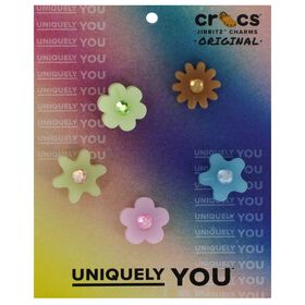 Crocs Jibbitz Crocs Jibbitz Enlighten Flower 5-Pack Front Package View