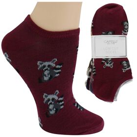 Socks Women's Capelli Critter Low-Cut Socks 10 For $10 Side View With Package
