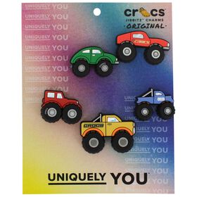 Crocs Jibbitz Crocs Jibbitz Monster Truck 5-Pack Front Package View