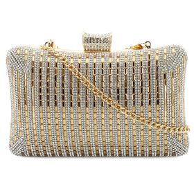  d'margeaux AZ6144 Sparkle Evening Bag Front View