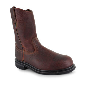 Brown Shoes Boone & Crockett Wellington Steel Toe Right Side View