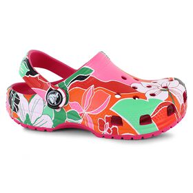 Clogs Crocs Classic Woodcut Floral Clog-K Right Side View