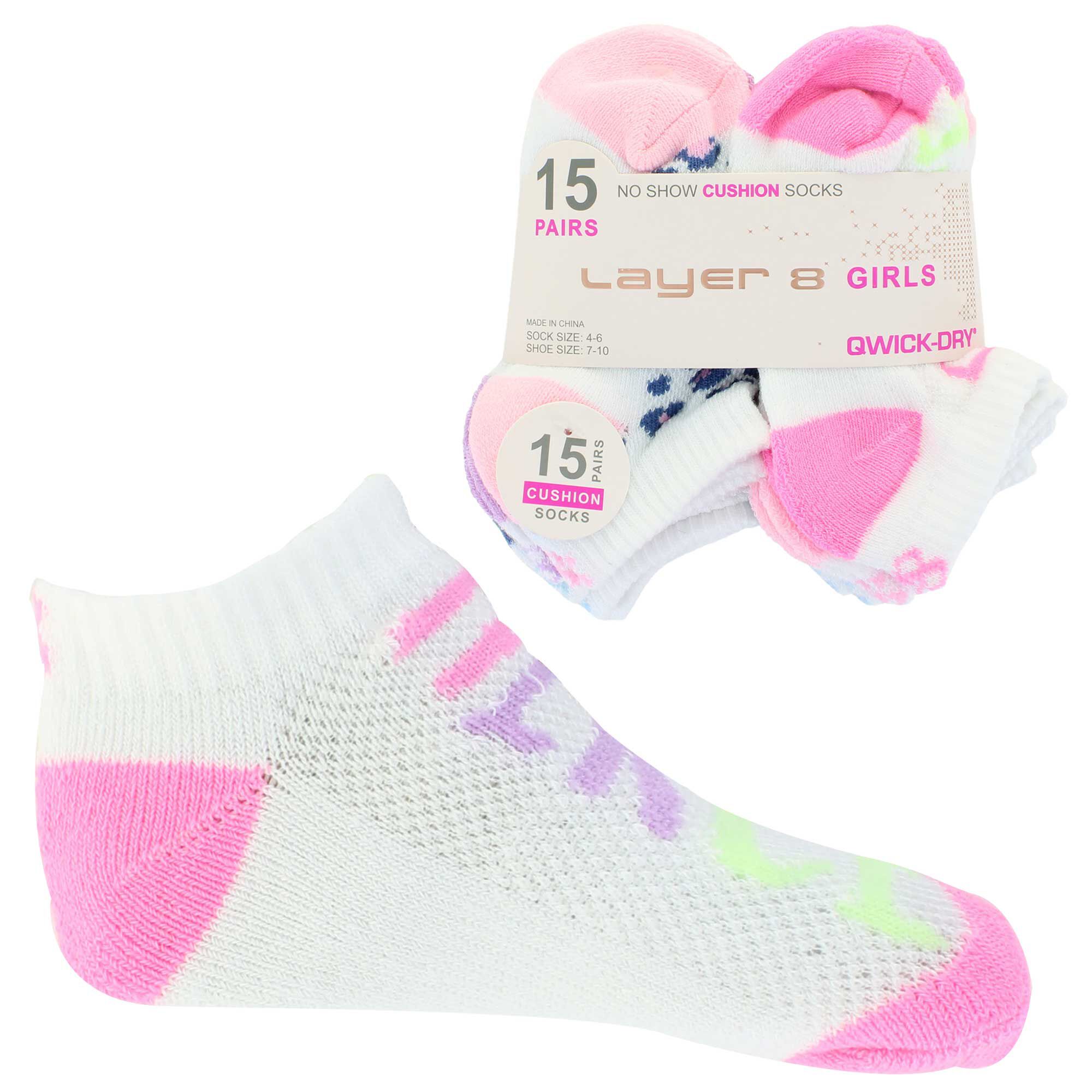 Infants' Layer 8 Animal-Print No-Show 15 For $10 Side View With Package